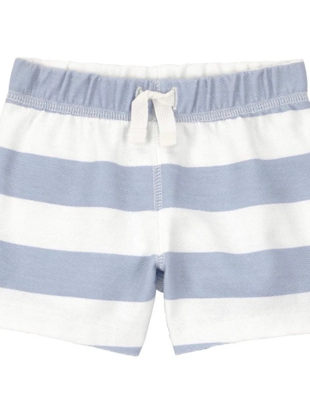 Carter's Light Blue & White Striped 'LET'S PLAY' Short Pajama Set